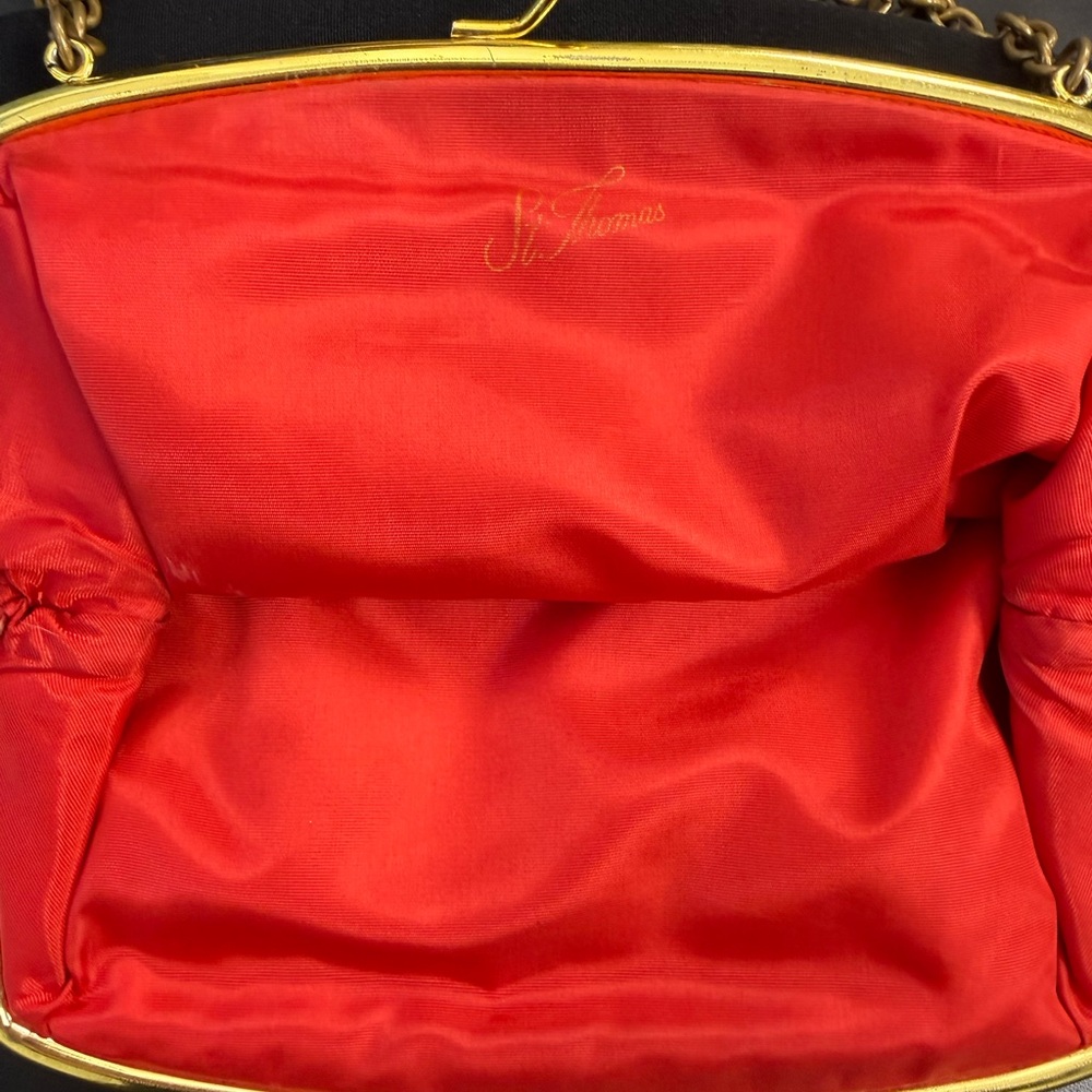 St. Thomas Bag with Gold Chain Vintage - Picture 7 of 10